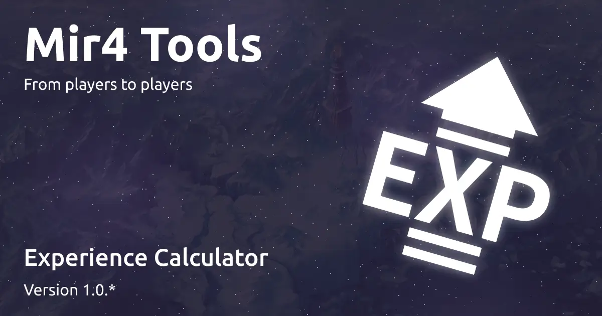 Experience shop calculator online